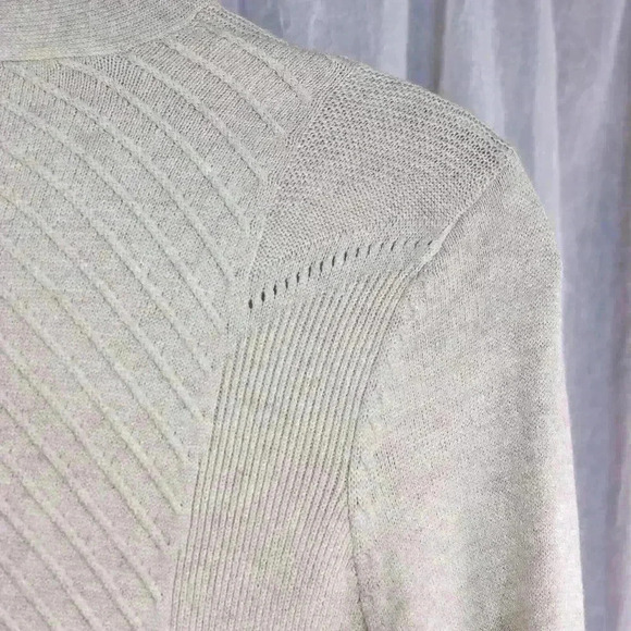 Evolution by Cyrus XXL Tan collared open front cardigan duster sweater - Picture 10 of 13